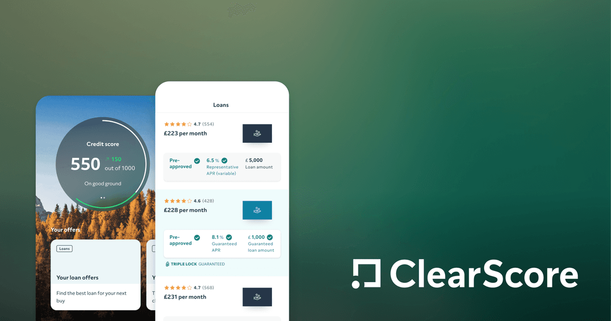 Compare Loans ClearScore GB Compare Loans ClearScore GB