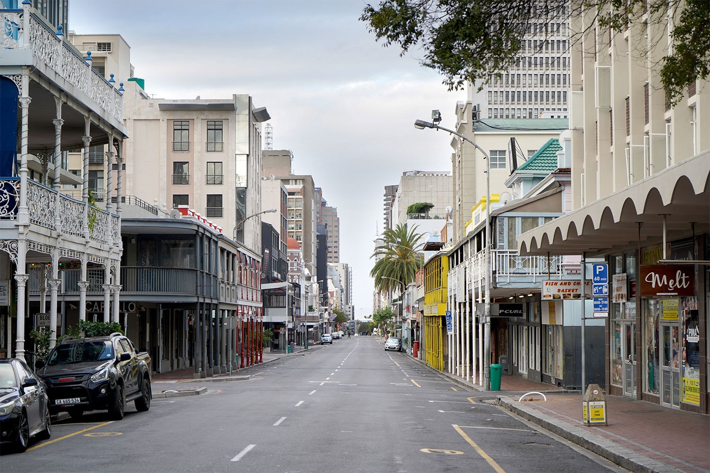 Empty streets of Cape Town