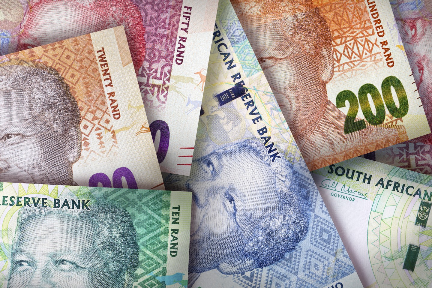 South African money. 