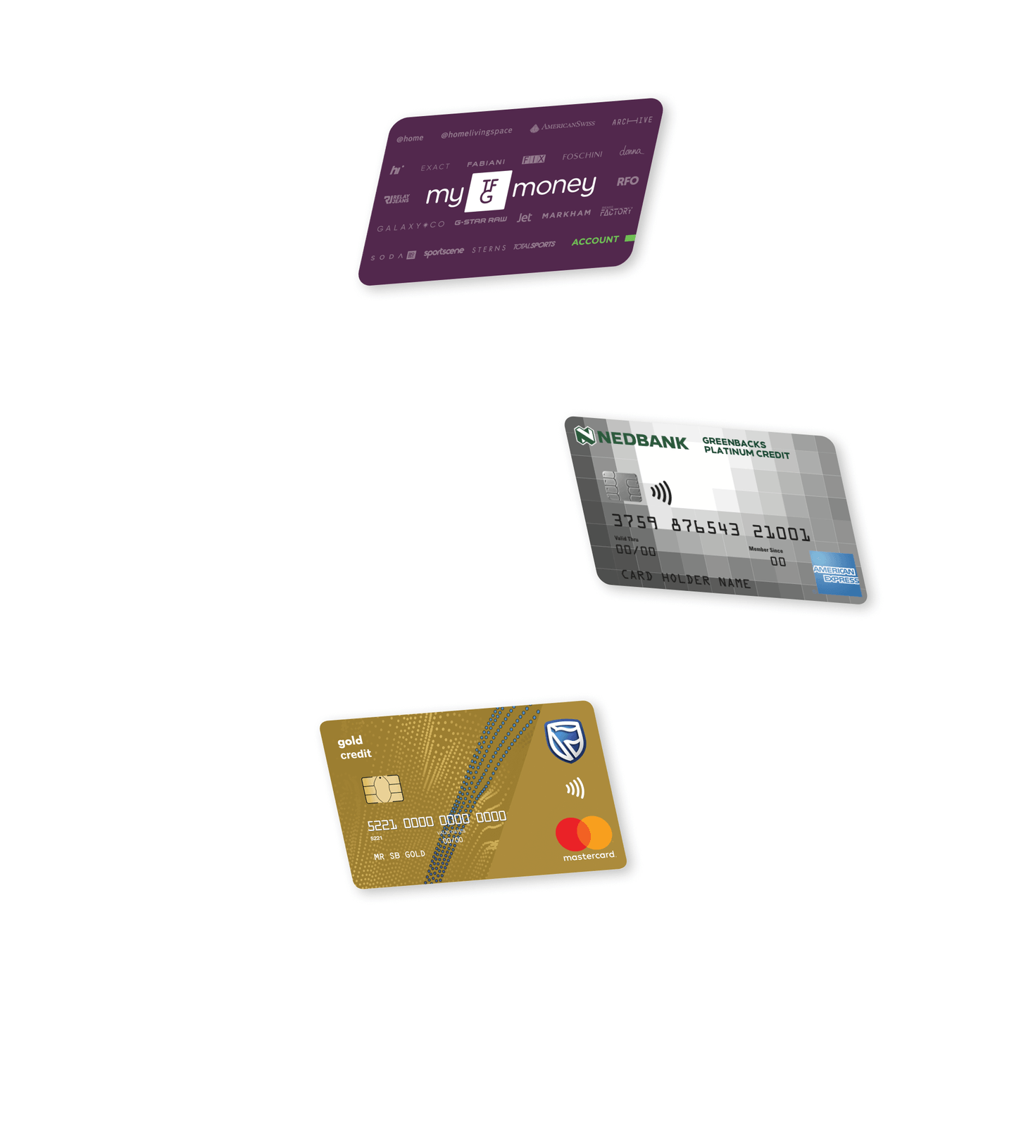 Falling credit cards